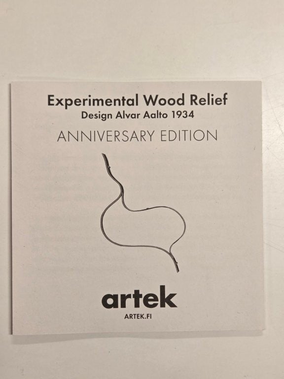 Artek wood relief