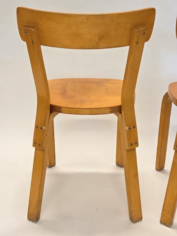 Artek 69 chairs 2 pcs 1950s