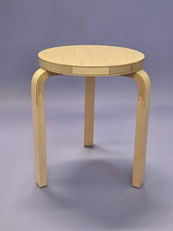 Artek 60 Contrast stool, Alvar Aalto